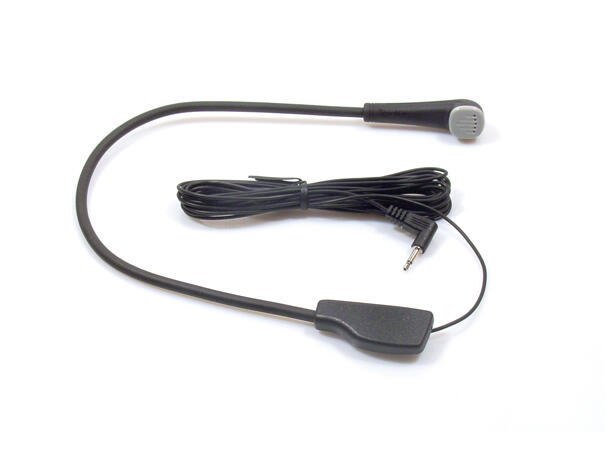 KRAM Svanehalsmikrofon - 32 cm arm Passer Handsfreesett med 3,5 mm minijack
